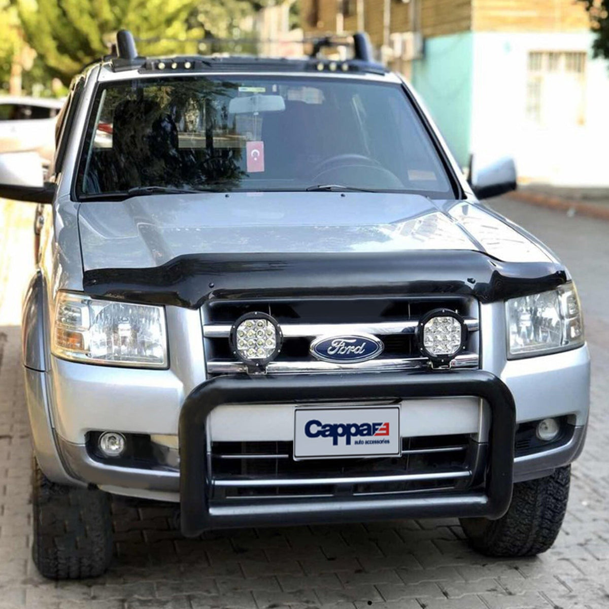 Ford Ranger (P375) 2016-2022 Bonnet Wind Stone Deflector Bug Guard Stick-On Matt