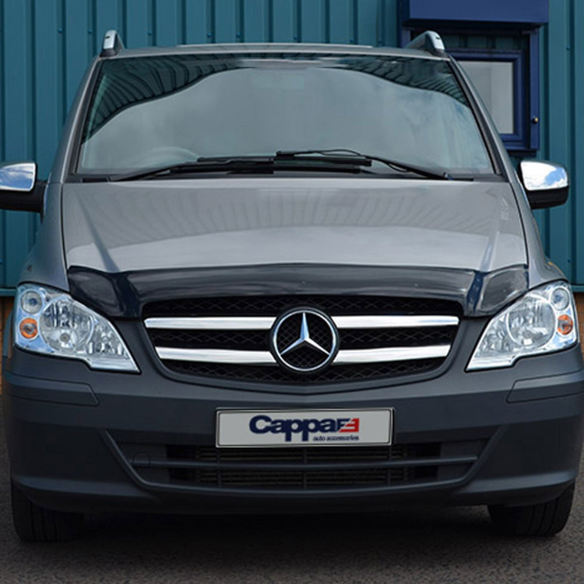 Mercedes Vito 2003-2014 Bonnet Wind Stone Deflector Bug Guard Stick-On Matt
