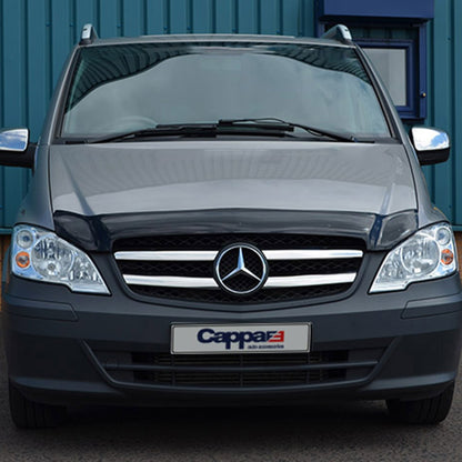 Mercedes Vito 2015-2026 Bonnet Wind Stone Deflector Bug Guard Stick-On Matt