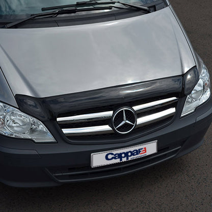 Mercedes Vito 2015-2026 Bonnet Wind Stone Deflector Bug Guard Stick-On Matt