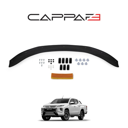 Mitsubishi L200 2015-2026 Bonnet Wind Stone Deflector Bug Guard Stick-On Matt