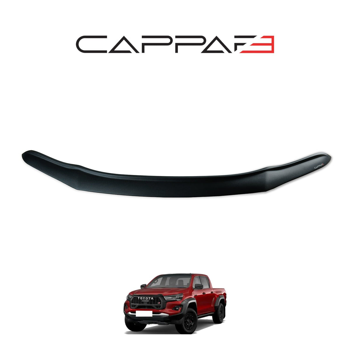 Toyota Hilux 8 2024-2026 Bonnet Wind Stone Deflector Bug Guard Stick-On Matt