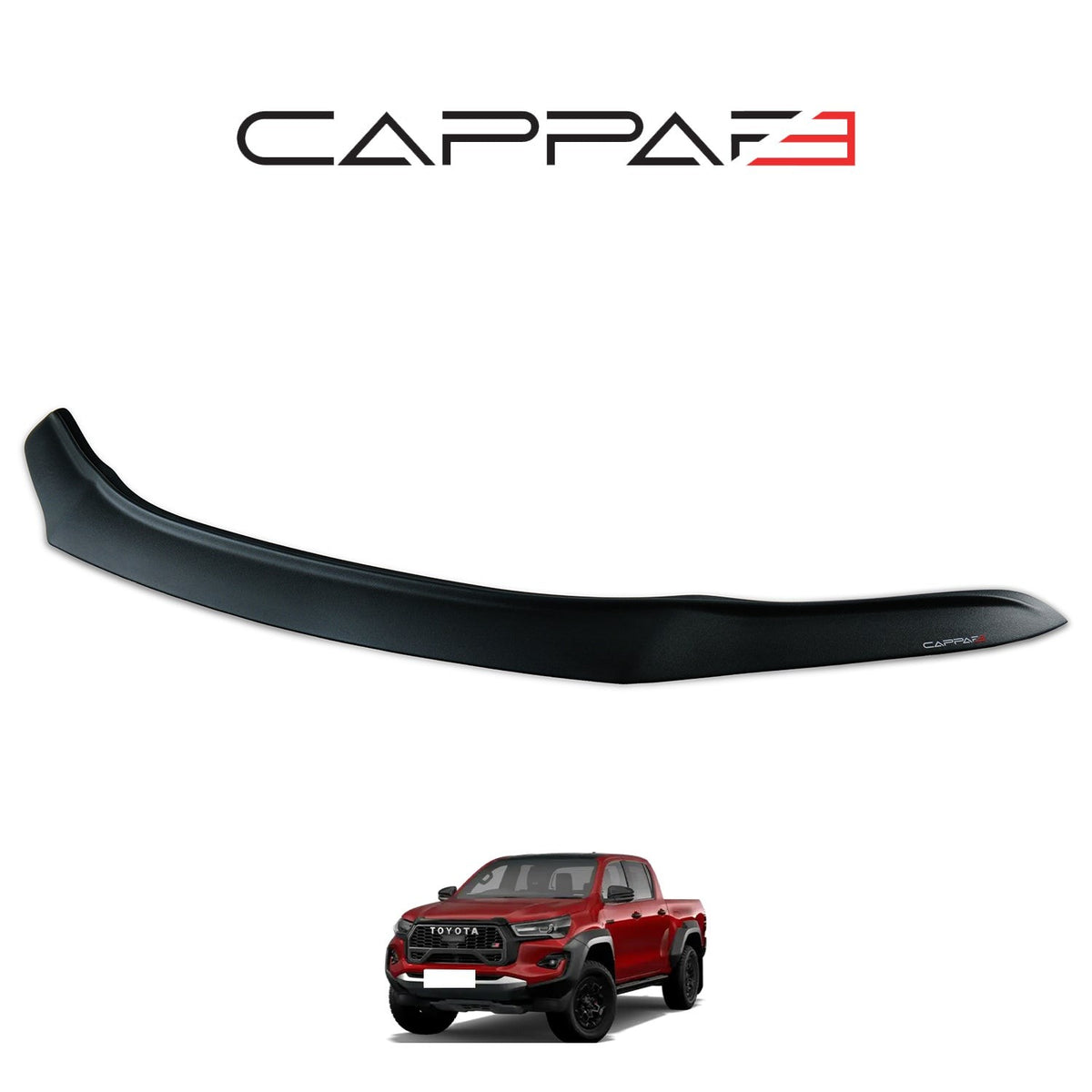 Toyota Hilux 8 2024-2026 Bonnet Wind Stone Deflector Bug Guard Stick-On Matt