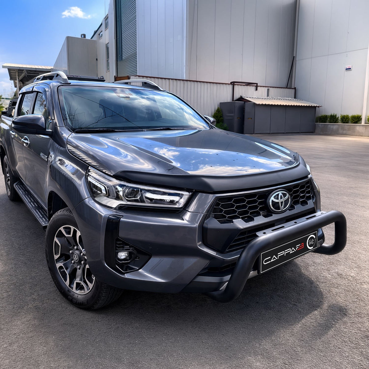 Toyota Hilux 8 2024-2026 Bonnet Wind Stone Deflector Bug Guard Stick-On Matt