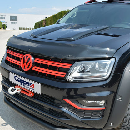 Volkswagen Amarok 2 2023-2026 Bonnet Wind Stone Deflector Bug Guard Stick-On Matt