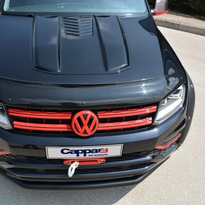 Volkswagen Amarok 2 2023-2026 Bonnet Wind Stone Deflector Bug Guard Stick-On Matt