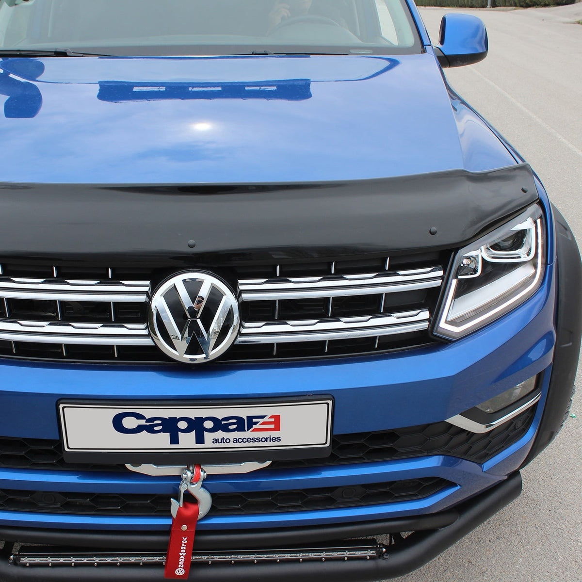 Volkswagen Amarok 2 2023-2026 Bonnet Wind Stone Deflector Bug Guard Stick-On Matt