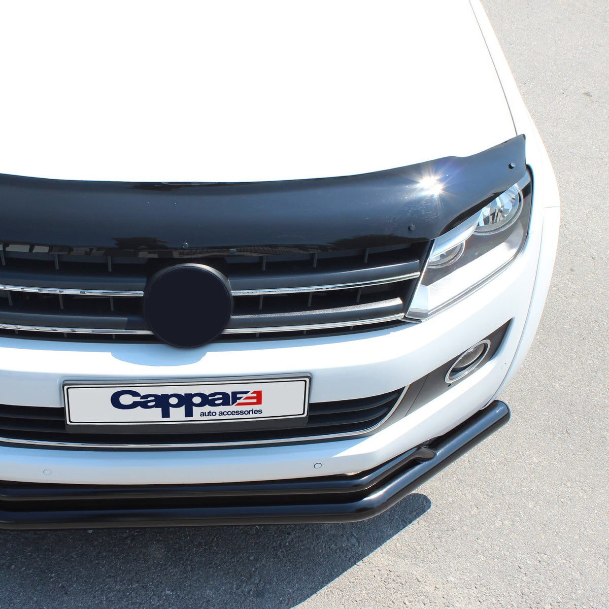 Volkswagen Amarok 2 2023-2026 Bonnet Wind Stone Deflector Bug Guard Stick-On Matt