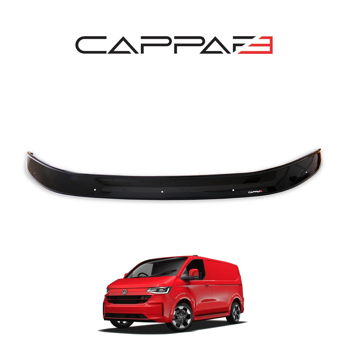 Volkswagen T7 2025-2026 Bonnet Wind Stone Deflector Bug Guard Stick-On Matt