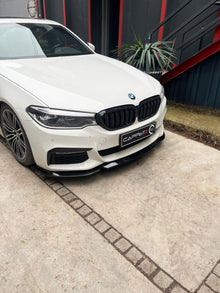 BMW 5 Series G30 2017-2023 front bumper lip splitter
