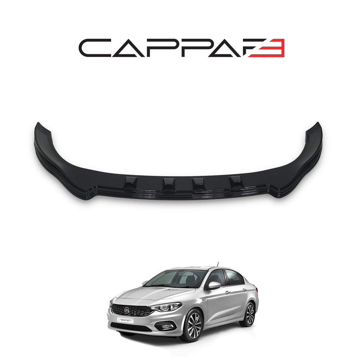 Fiat Egea 2015-2026 Front Bumper Lip Splitter Spoiler