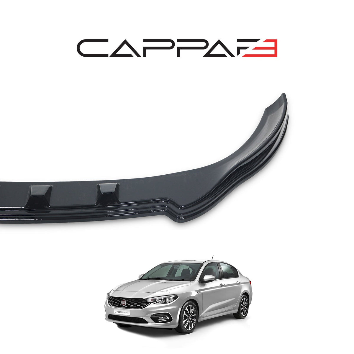 Fiat Egea 2015-2026 Front Bumper Lip Splitter Spoiler
