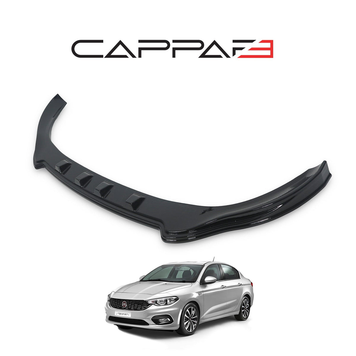 Fiat Egea 2015-2026 Front Bumper Lip Splitter Spoiler