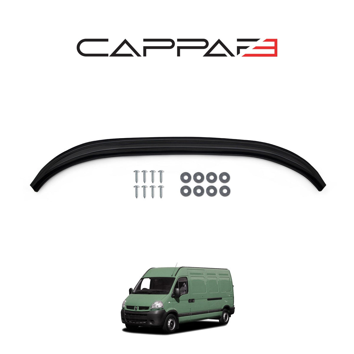 Renault Master 4 2024-2026 Front Bumper Lip Splitter Spoiler