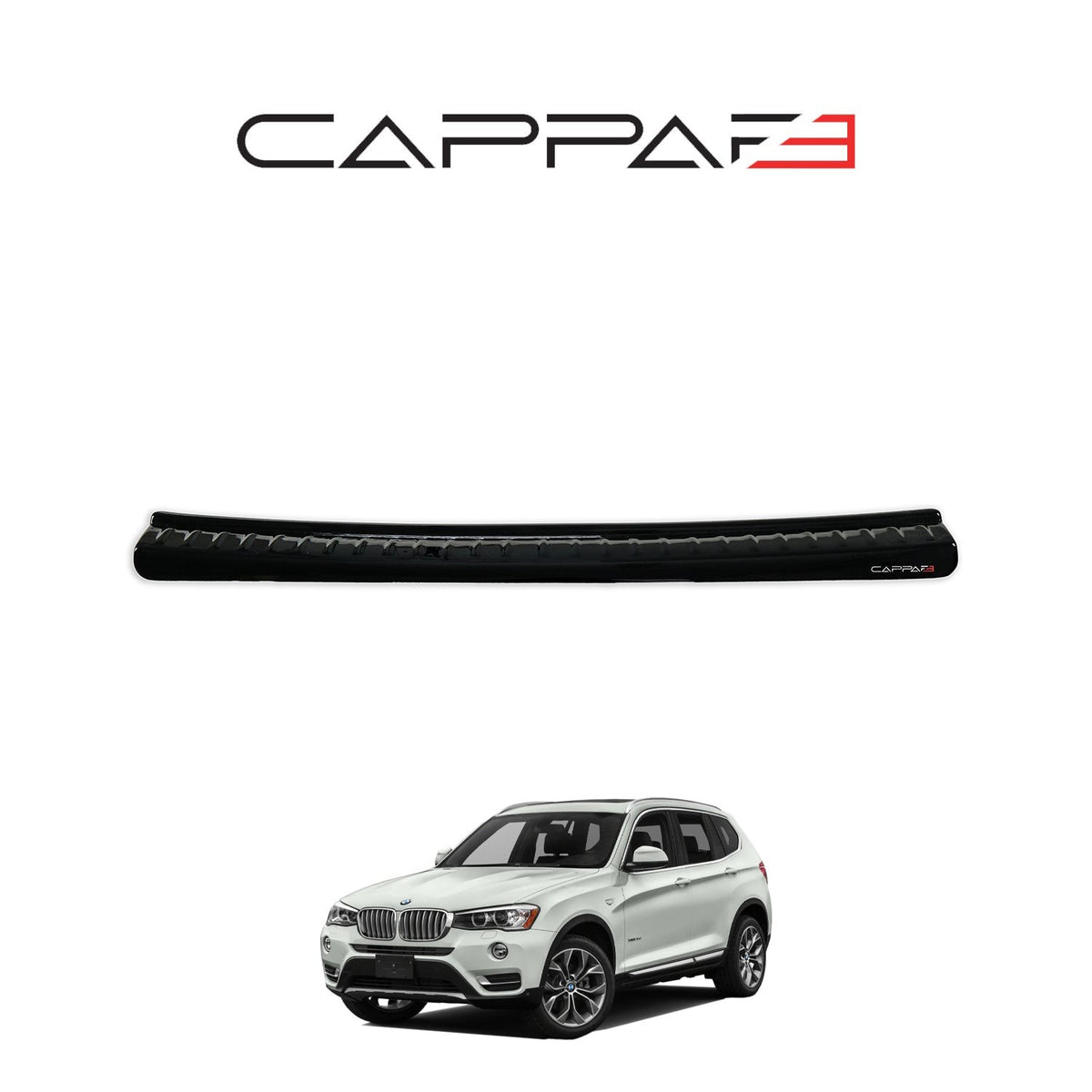 BMW X3 2015-2026 Rear Bumper Sill Protector Guard