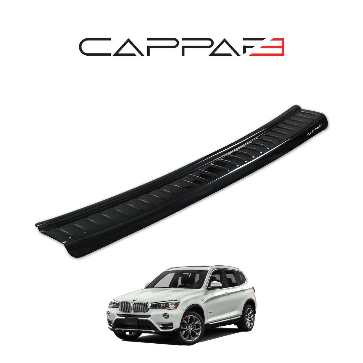 BMW X3 2015-2026 Rear Bumper Sill Protector Guard