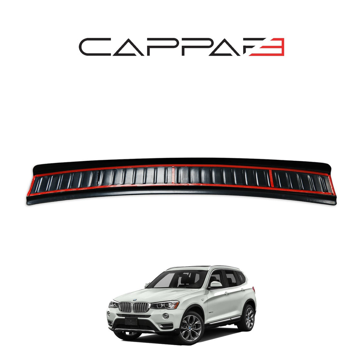 BMW X3 2015-2026 Rear Bumper Sill Protector Guard