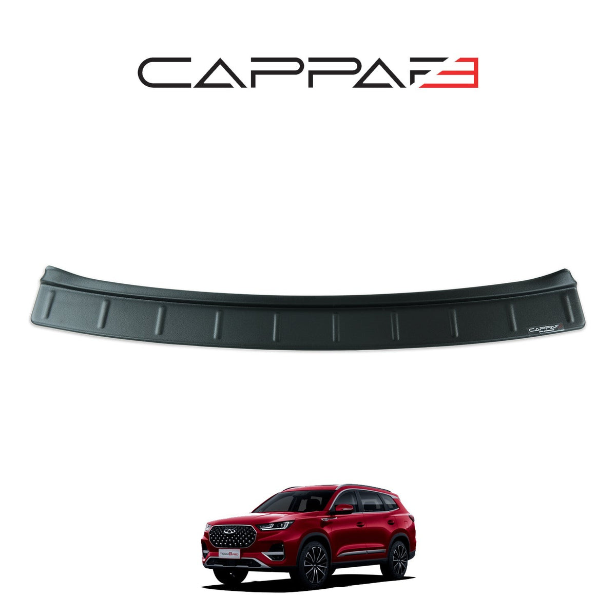 Chery Tiggo 8 Pro 2020-2026 rear bumper sill protector