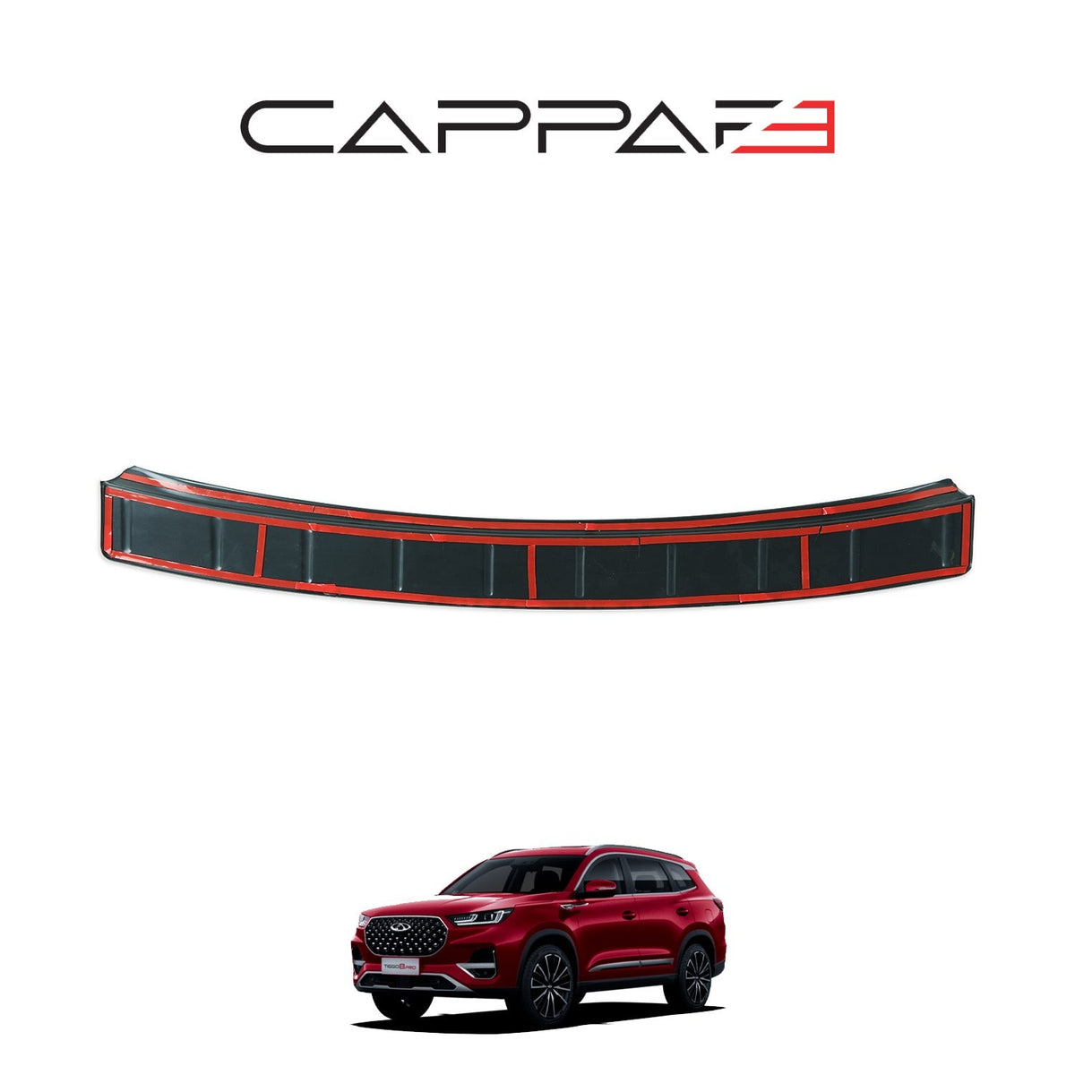 Chery Tiggo 8 Pro 2020-2026 rear bumper sill protector – 5