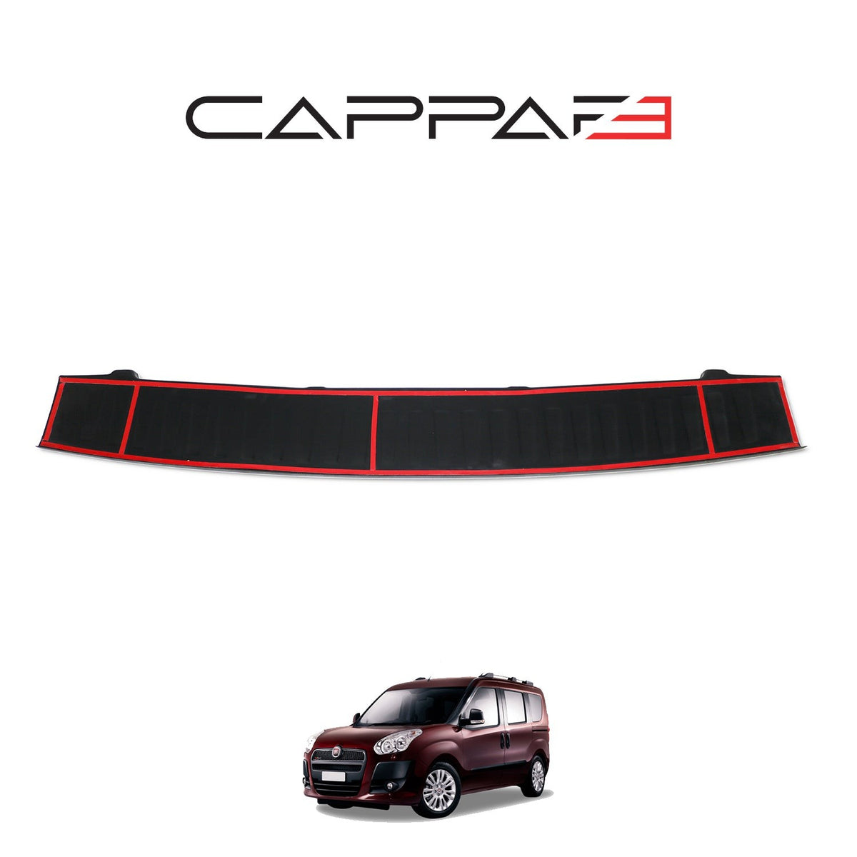 Fiat Doblo 3 2023-2026 Rear Bumper Sill Protector Guard