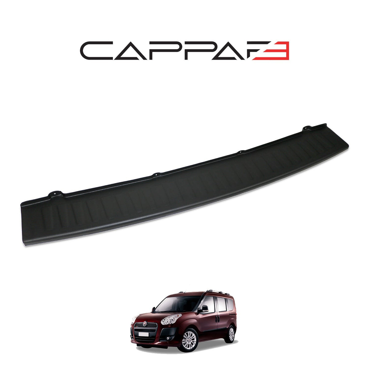 Fiat Doblo 3 2023-2026 Rear Bumper Sill Protector Guard Matt