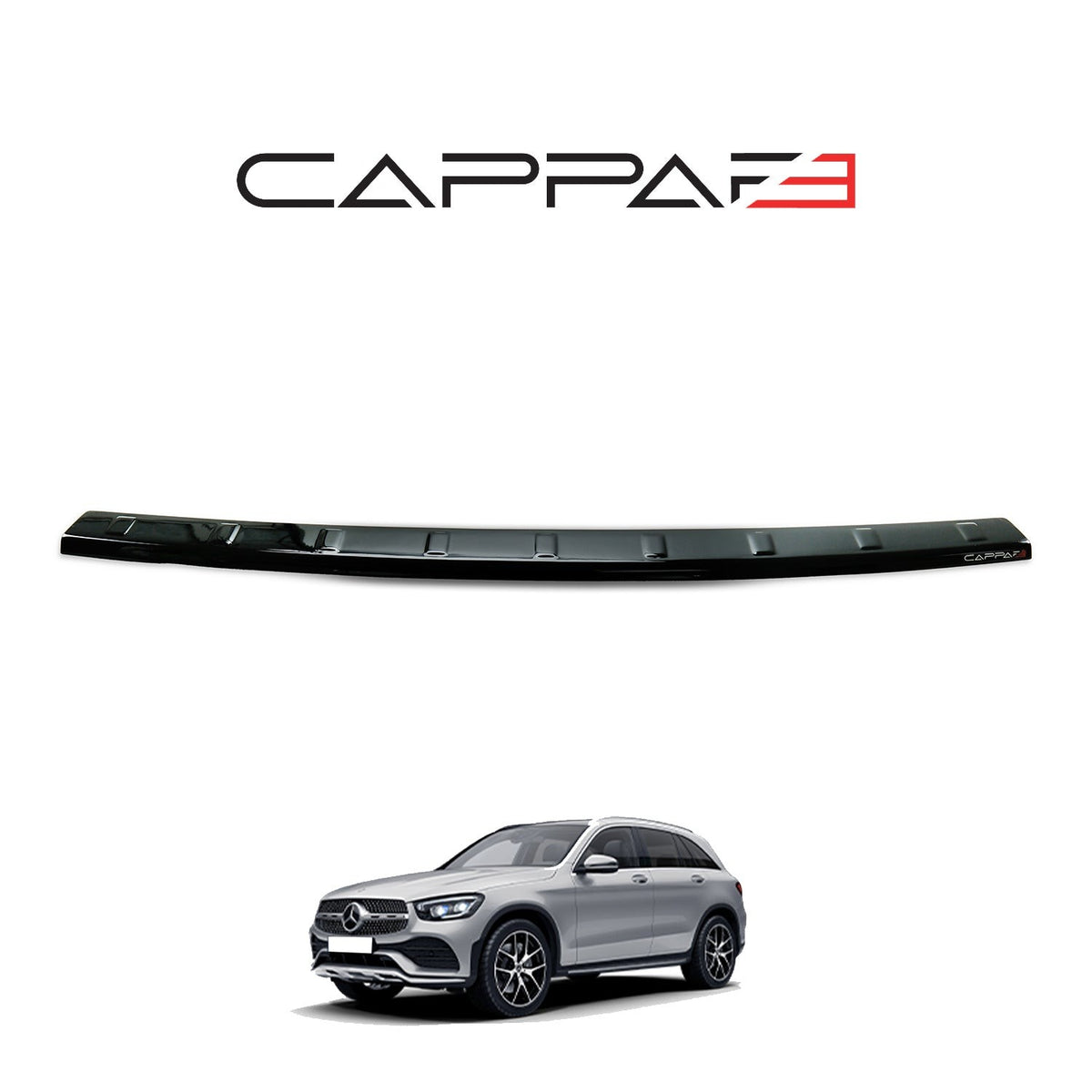 Mercedes GLC X253 2016-2026 Rear Bumper Sill Protector Guard