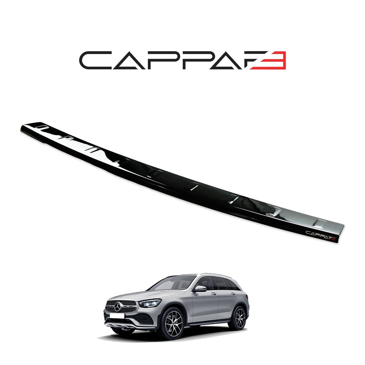 Mercedes GLC X253 2016-2026 Rear Bumper Sill Protector Guard