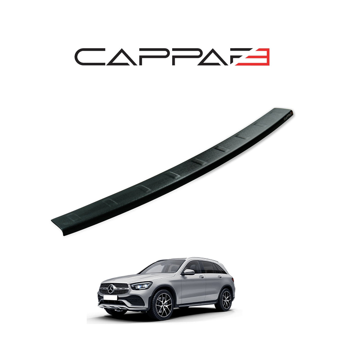Mercedes GLC X253 2016-2026 Rear Bumper Sill Protector Guard
