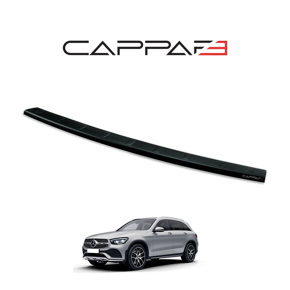 Mercedes GLC X253 2016-2026 Rear Bumper Sill Protector Guard