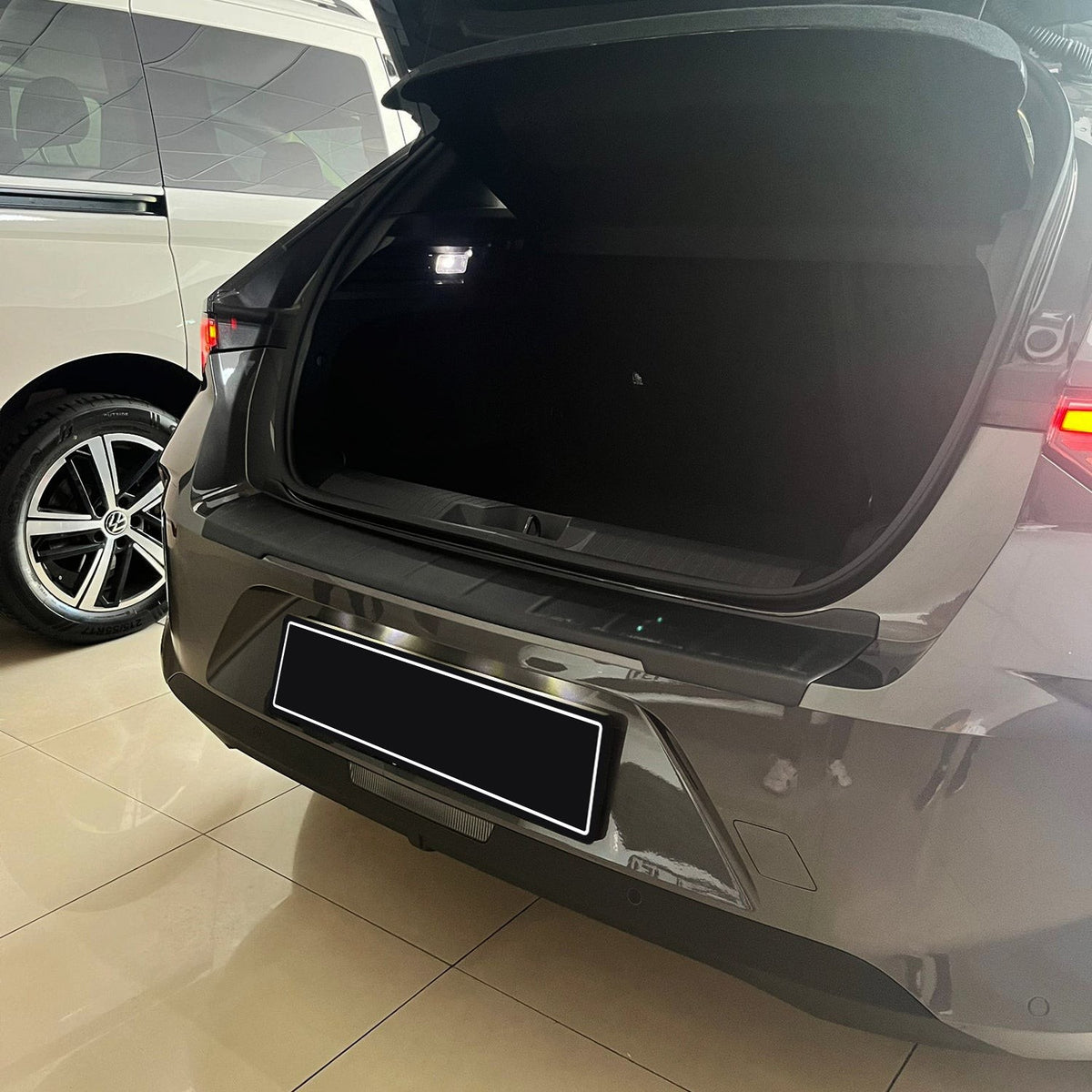 Vauxhall Crossland 2020-2026 Boot Sill Protector Rear Bumper Guard Matt 4pcs