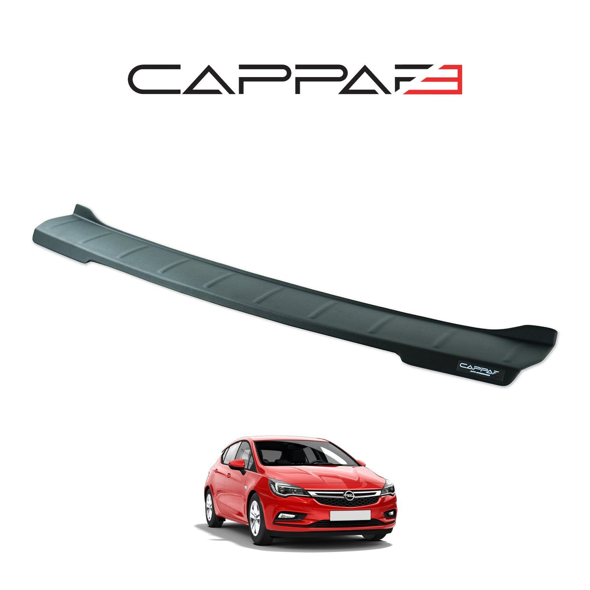 Vauxhall Crossland 2020-2026 Boot Sill Protector Rear Bumper Guard Matt 4pcs