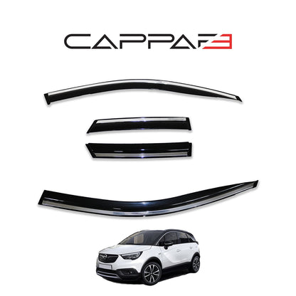 Vauxhall Crossland 2020-2026 Window Wind Deflectors Rain Guard Visors 4pcs