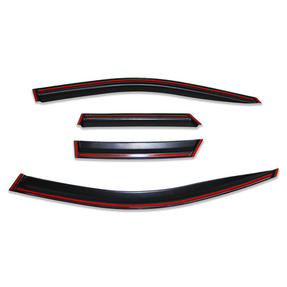 Vauxhall Crossland 2020-2026 Window Wind Deflectors Rain Guard Visors 4pcs
