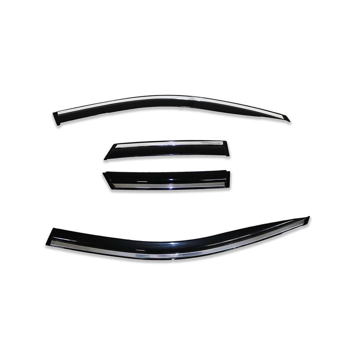 Vauxhall Crossland 2020-2026 Window Wind Deflectors Rain Guard Visors 4pcs