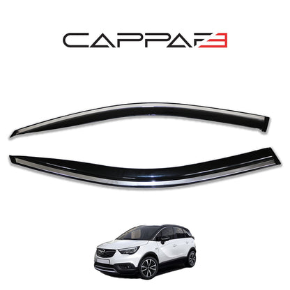 Vauxhall Crossland 2020-2026 Window Wind Deflectors Rain Guard Visors 4pcs