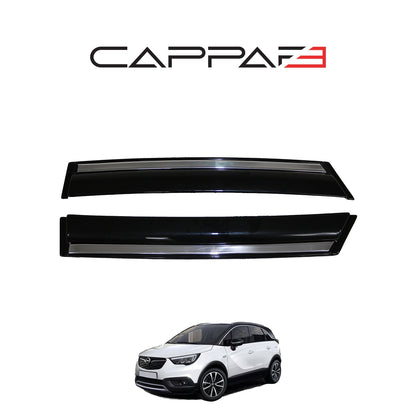 Vauxhall Crossland 2020-2026 Window Wind Deflectors Rain Guard Visors 4pcs