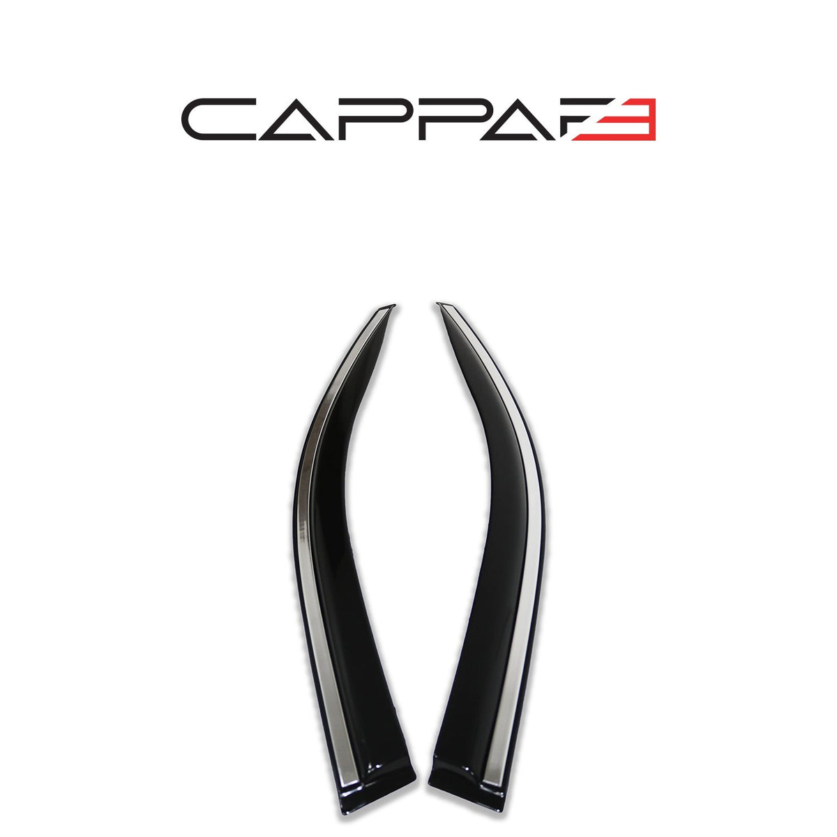 Vauxhall Crossland 2020-2026 Window Wind Deflectors Rain Guard Visors 4pcs
