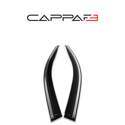 Vauxhall Crossland 2020-2026 Window Wind Deflectors Rain Guard Visors 4pcs