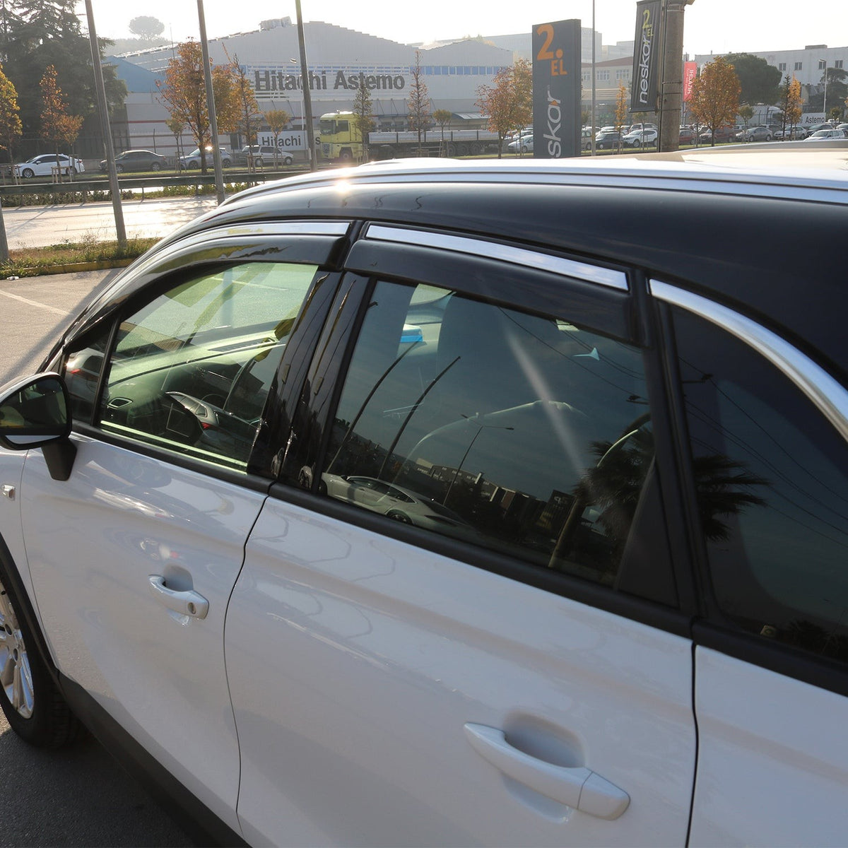 Vauxhall Crossland 2020-2026 Window Wind Deflectors Rain Guard Visors 4pcs