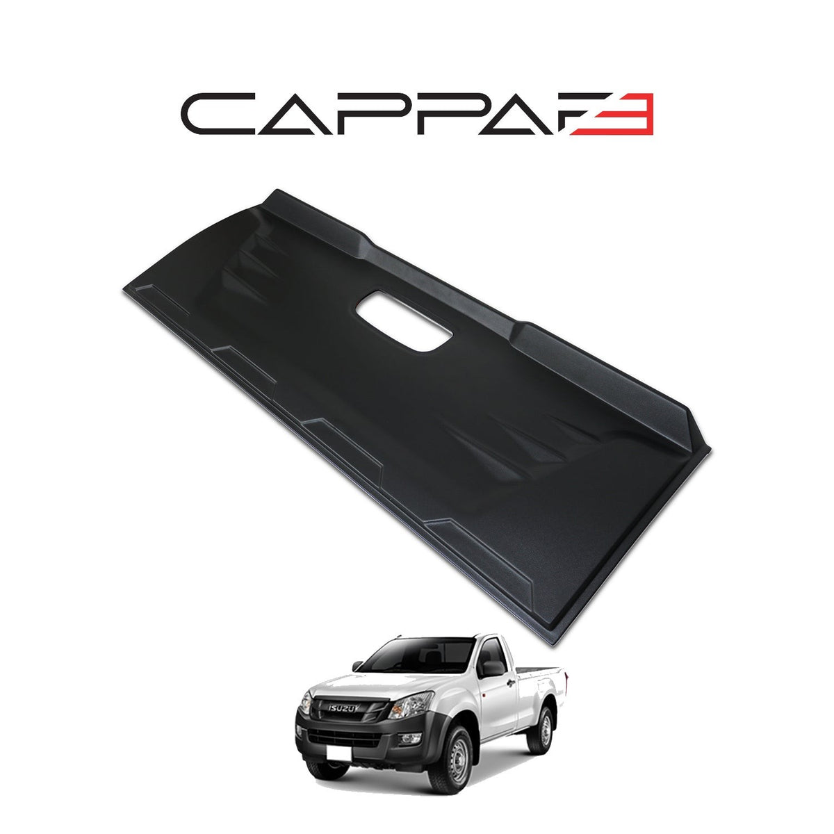 Isuzu D-Max 2016-2019 matt tailgate trim cover – 2