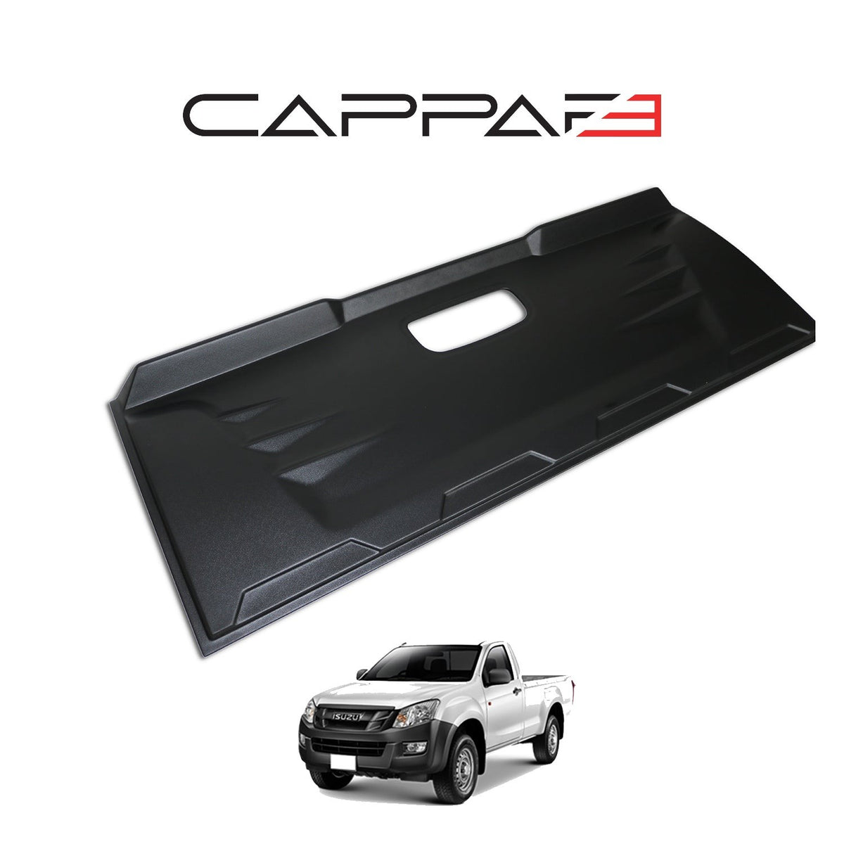 Isuzu D-Max 2016-2019 matt tailgate trim cover – 3